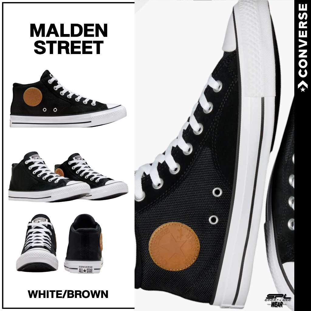 Converse รองเท้าผ้าใบ รองเท้าสเก็ตบอร์ด เซิร์ฟสเก็ต UX Chuck Taylor All Star Malden Street MID A11129CMH4BK (2700)