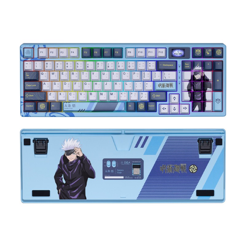 iHAVECPU KEYBOARD (คีย์บอร์ด) EGA X JJK KEYBOARD COLOR (EN/TH)