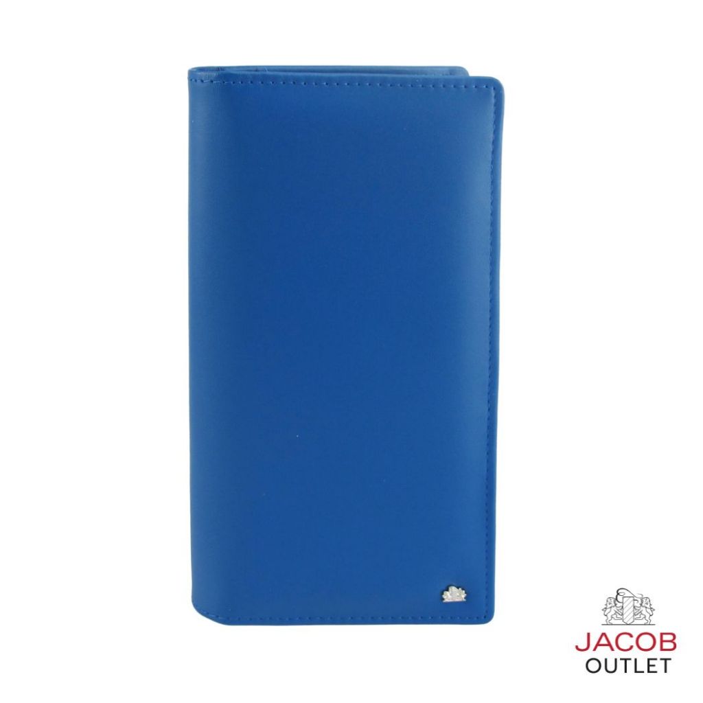 JACOB กระเป๋าสตางค์ กระเป๋าสตางค์ใบยาวสีฟ้า Blue Long Wallet - รุ่น 22372