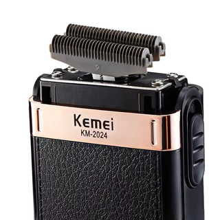 Kemei KM-2024 เครื่องโกนหนวด ไฟฟ้าไร้สาย แข็งแรง ทนทาน