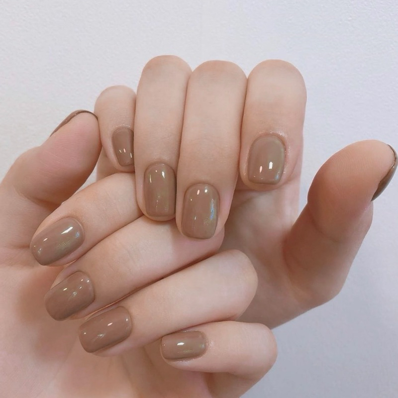 Rada Nail สีคาปูชิโน่ ยาทาเล็บกึ่งเจล ไม่อบ ขวดใหญ่ 11 มิล สียอดนิยม