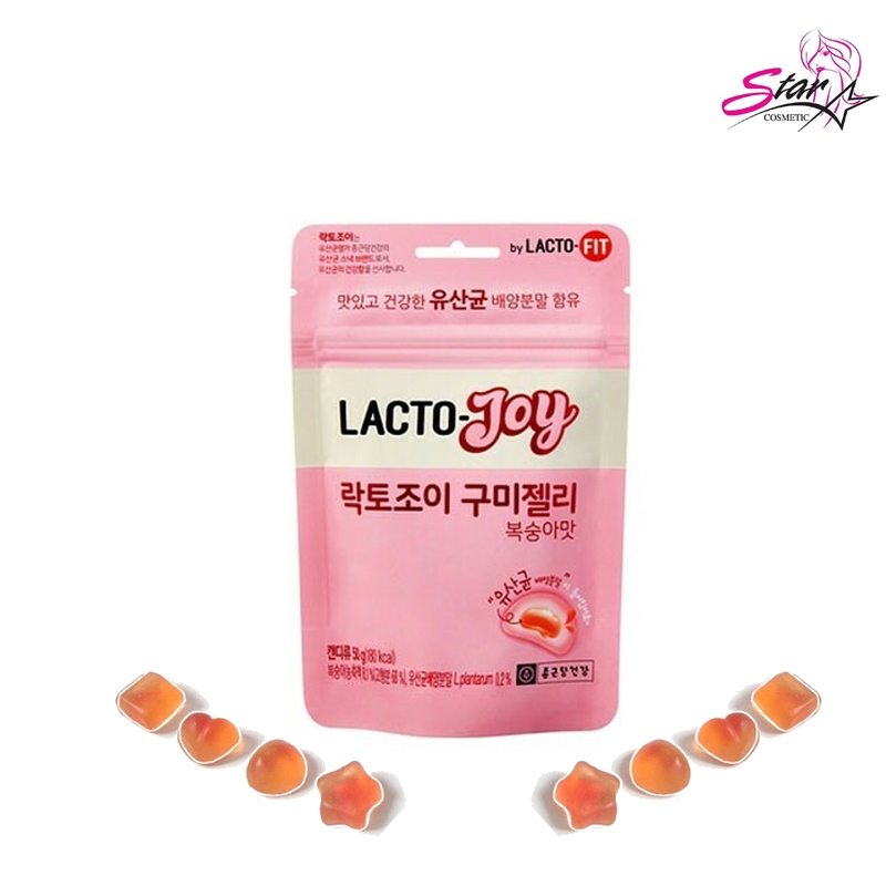 Lacto Joy Gummy Jelly 50 g. แลคโตจอย โพรไบโอติก เยลลี่ เจลลี่โพรไบโอติก