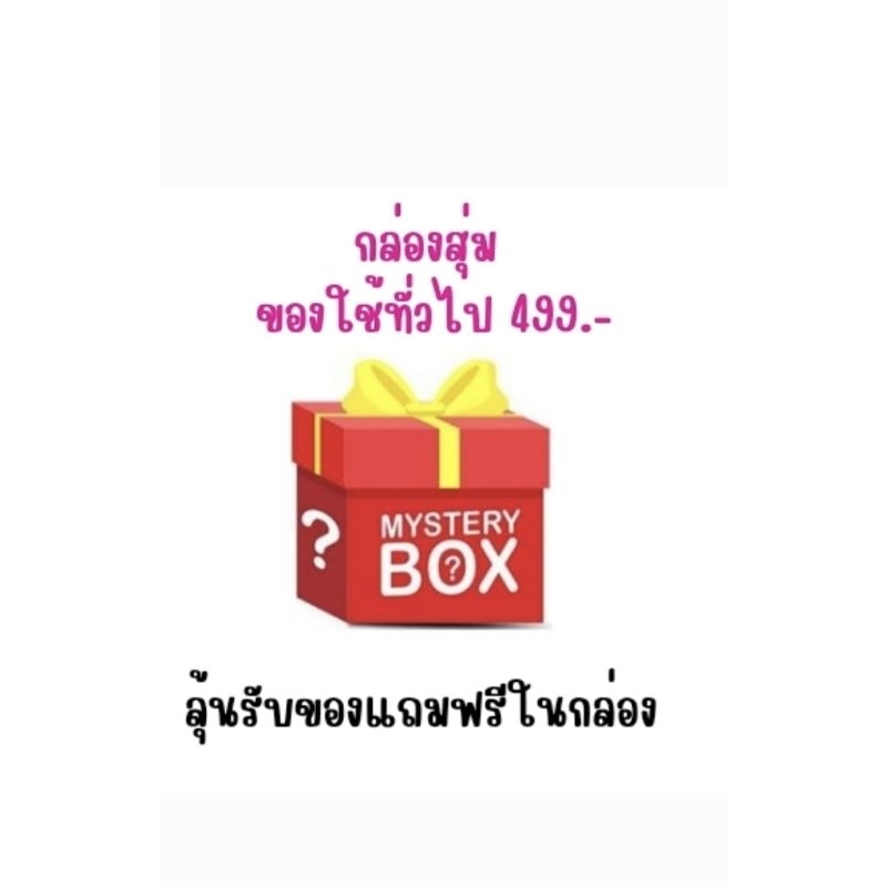 กล่องสุ่ม ของใช้ทั่วไป 499.-