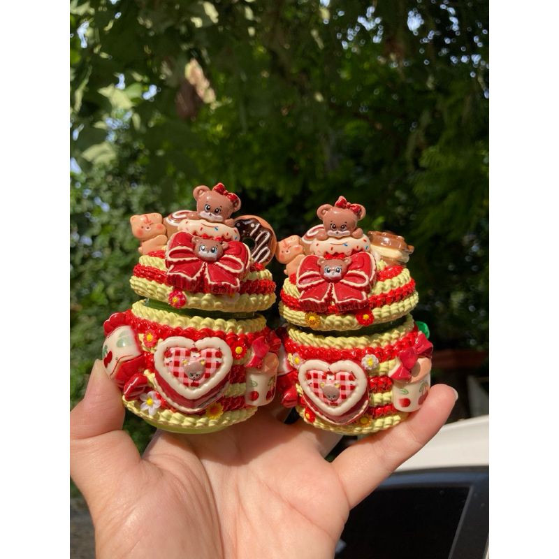 🧸หมีน้อย โบว์แดง🎈 รับทำยาดมหงส์ไทยลายหมีโบว์แดง รองานแห้งไม่เกิน 7 วัน. ใช้ยาดม 40 กรัมมีไส้พร้อมดม