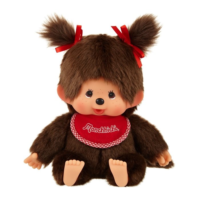 พร้อมส่ง Monchhichi Premium Standard M Brown Girl Sitting