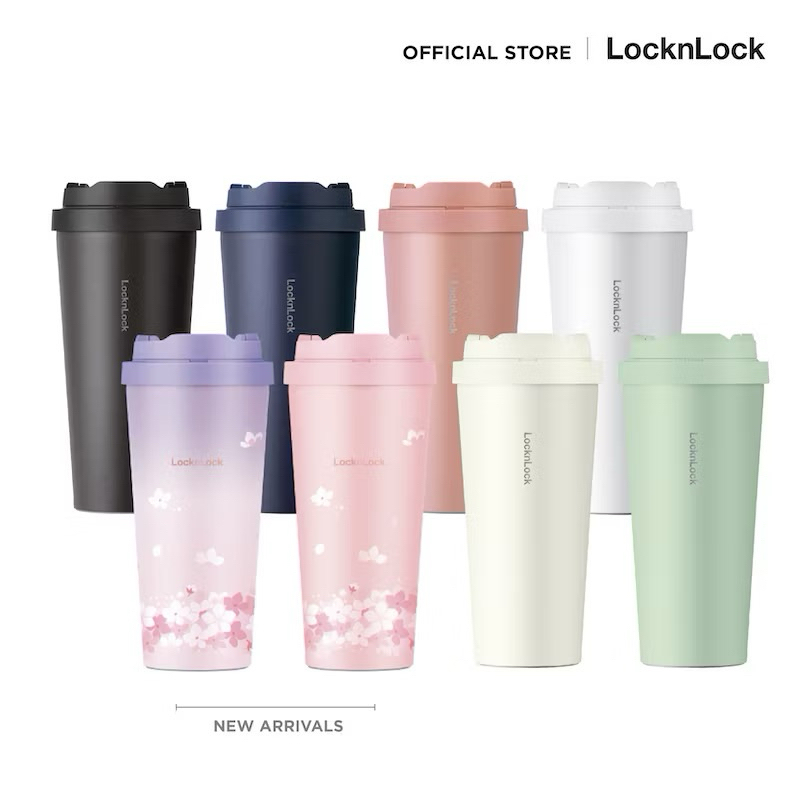 LocknLock แก้วน้ำเก็บอุณหภูมิความร้อน - เย็น  Energetic One Touch Tumbler 550ml  รุ่น LHC3249