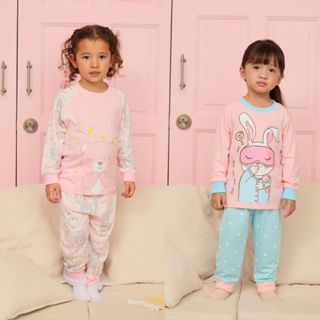 e'clat ชุดนอนเด็ก1-8ปี ผ้าพิมพ์ลาย เนื้อผ้าBamboo cotton เนื…