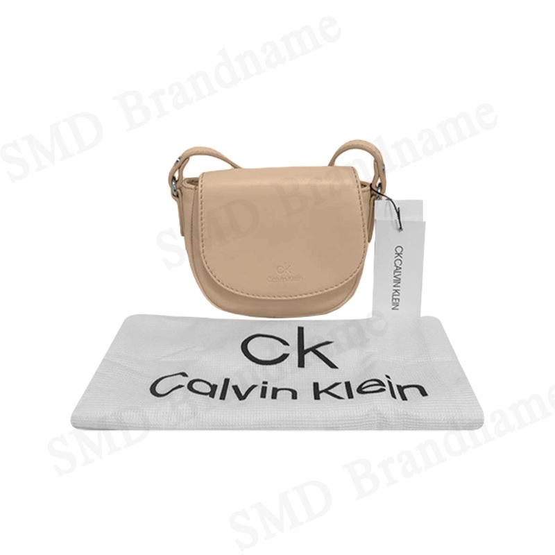 CK Calvin Klein กระเป๋าสะพายข้าง รุ่น Saddle Crossbody Bag (Nude) Code: L06 W1083 - รูปที่ 5