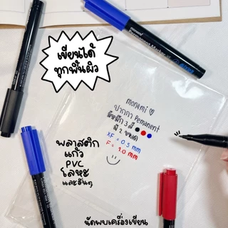 ปากกามาร์คเกอร์ MONAMI หัวกลม หัวตัด PERMANENT MARKER F-103 F-120 F-121 F-122