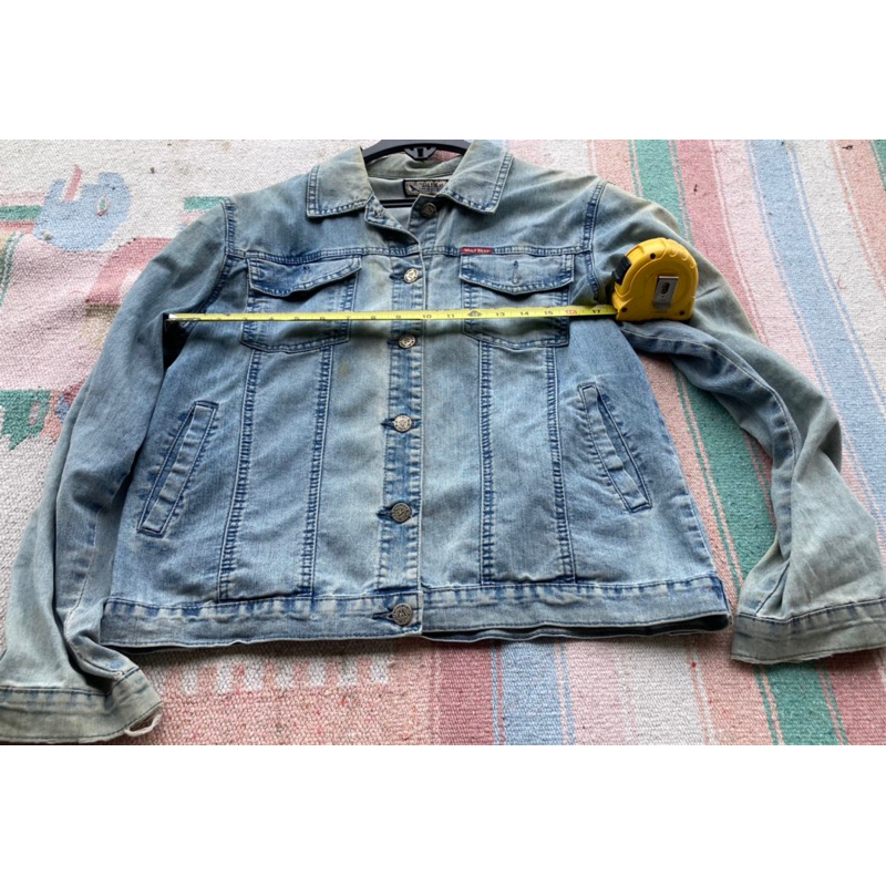 wolf Blet Jacket Jeans  เสื้อยีนส์ ทรงสวย