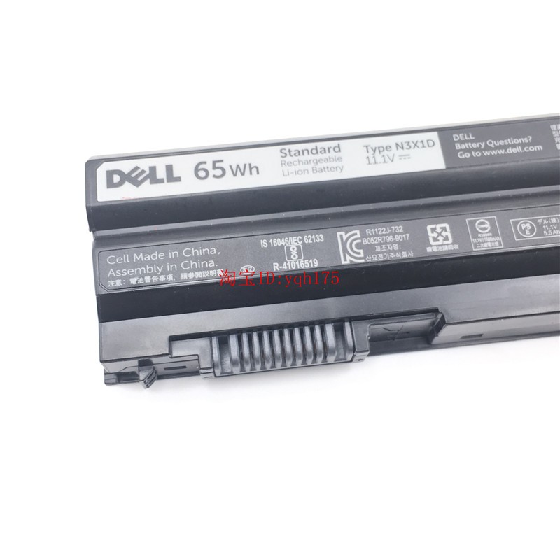 🔥 Battery DELL Latitude E6440,E6540,M2800 N3X1D ของแท้ ประกัน 6 เดือน ราคาถ