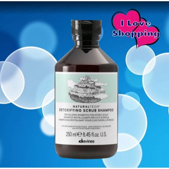 Davines Detoxifying Scrub Shampoo แชมพูดีท๊อกซ์หนังศรีษะ และเส้นผม