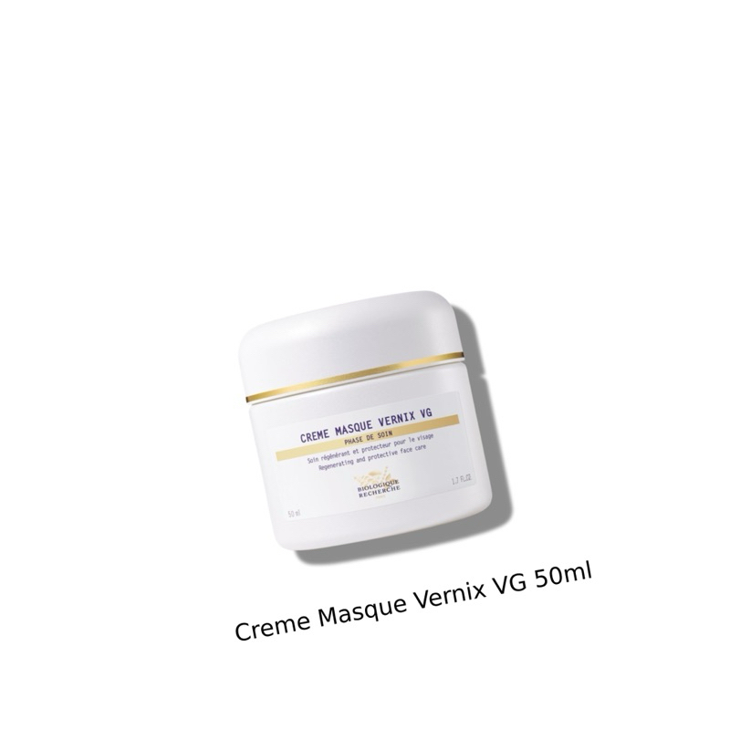 การฟื้นฟูและการป้องกัน Biologique Recherche CREME MASQUE VERNIX VG Regenerating and Protective face cream 50ml
