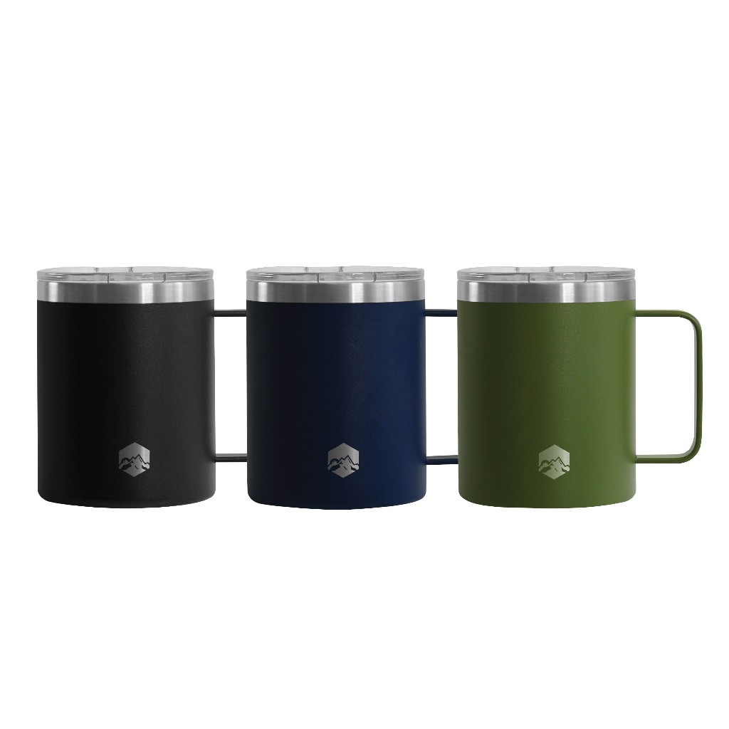EVEREST แก้วน้ำมีหู เก็บความเย็น ขนาด 350ml รุ่น EV352