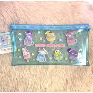 [ซื้อคู่ถูกกว่า🔥] พร้อมส่ง กระเป๋าใส่เครื่องเขียนกลิตเตอร์ซานริโอ้ Sanrio Pouch ลิขสิทธิ์แท้จากญี่ปุ่น 🇯🇵💖