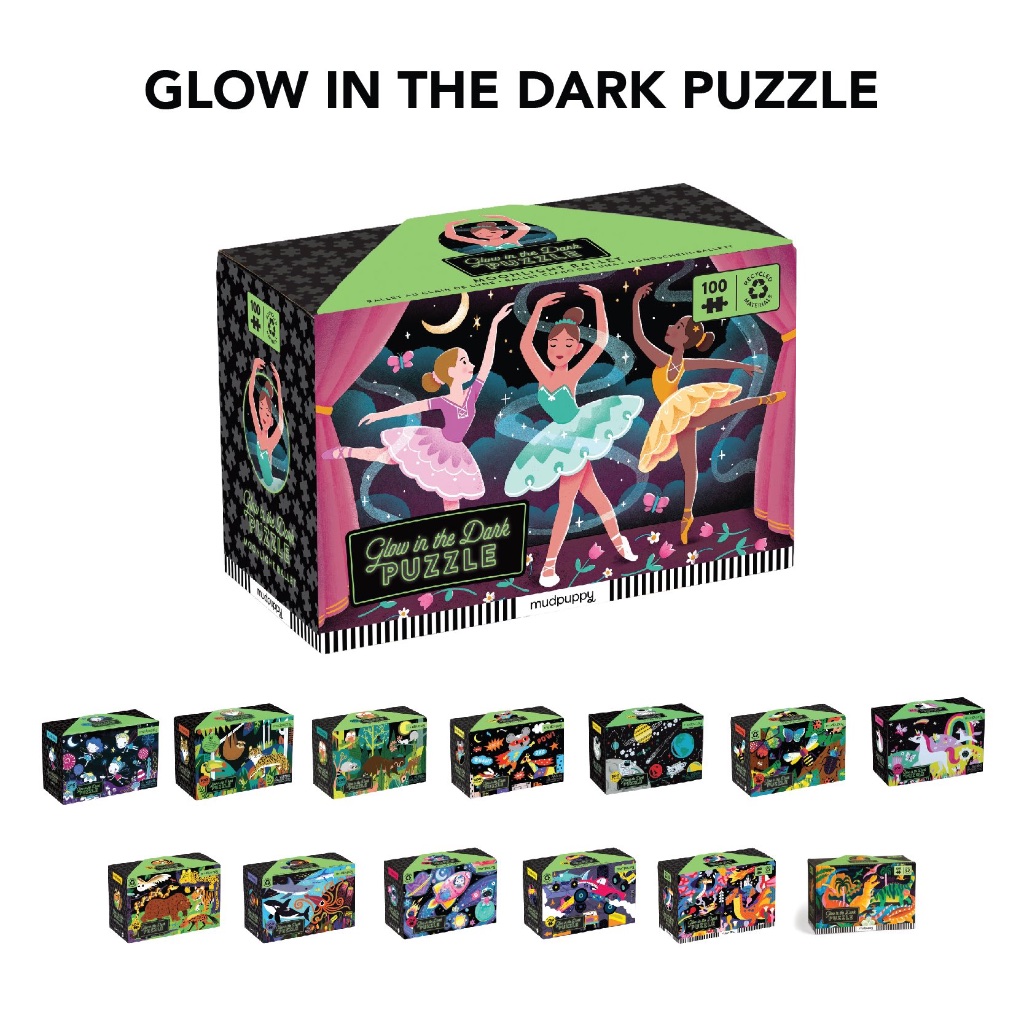 จิ๊กซอว์เรืองแสง   Glow in the dark puzzle 100 ชิ้น
