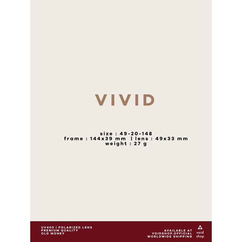 Vivid Sunglasses แว่นกันแดด เลนส์ Polarized แว่นตากรองแสงรูปวงรี รูปที่ 4