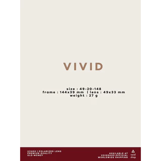 Vivid Sunglasses แว่นกันแดด เลนส์ Polarized แว่นตากรองแสงรูปวงรี