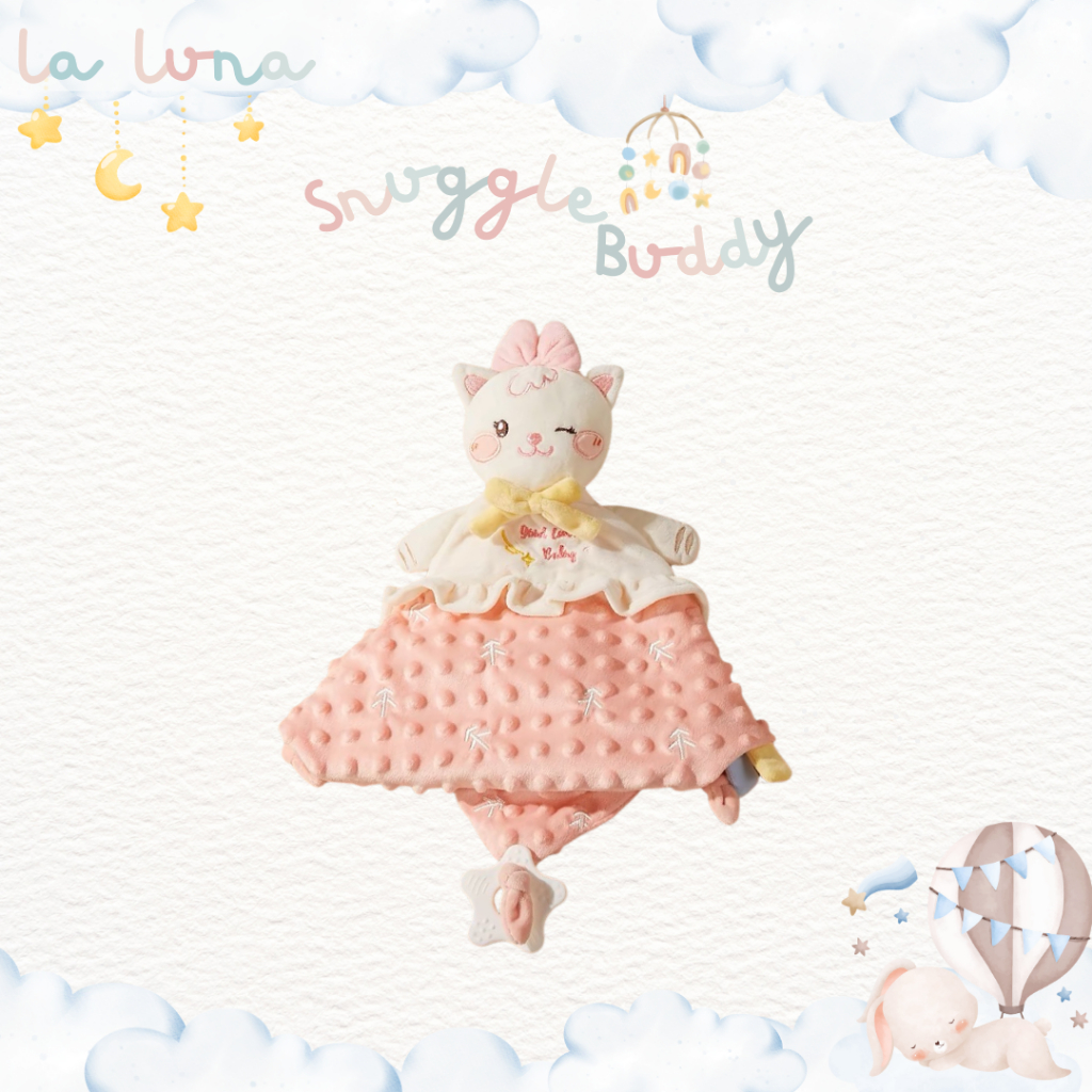 La Luna ตุ๊กตากันสะดุ้ง ตุ๊กตาดอทมิงค์ ตุ๊กตามือจับ ตุ๊กตาผ้ากอดพร้อมยางกัด (Soothing Dolls)