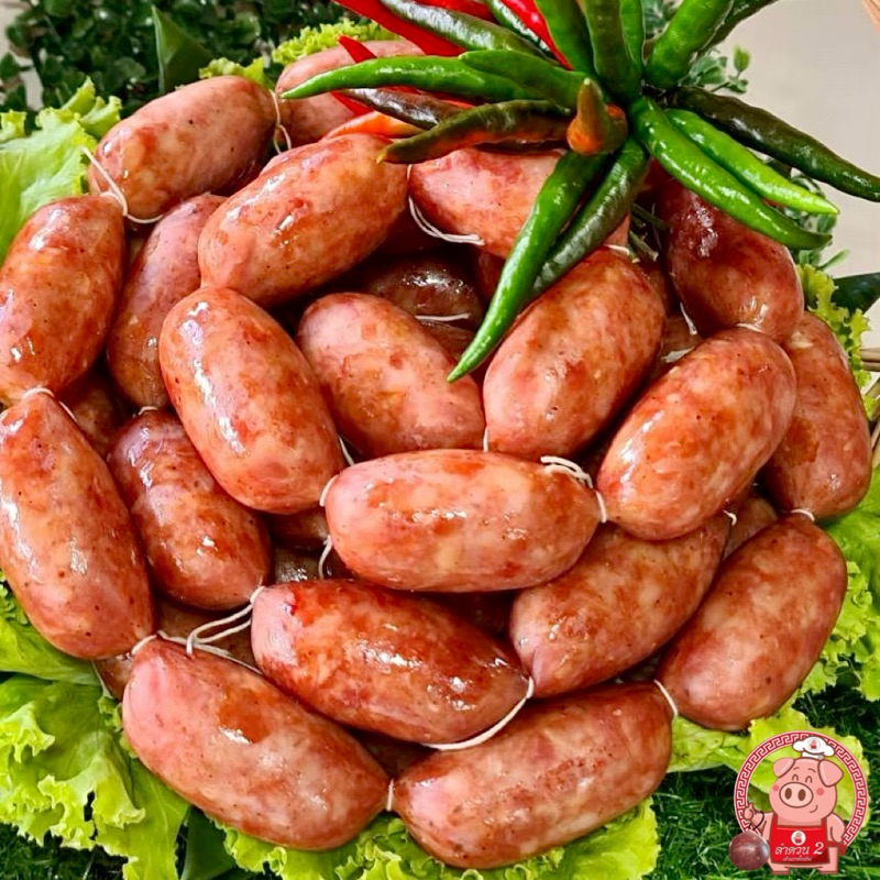 ไส้กรอกอีสานหมู ครึ่งกิโลและ1กิโล ร้านหม่ำลำดวน 2 (ชัยภูมิ) เจ้าเก่า