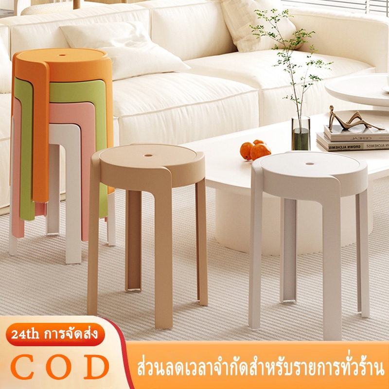 【ขายส่งได้】เก้าอี้พลาสติก เกรดเอ มีหลากสี สีสดใส คุณภาพดี รับน้ำหนักได้ 200kg PP คุณภาพดี เเข็งแรง