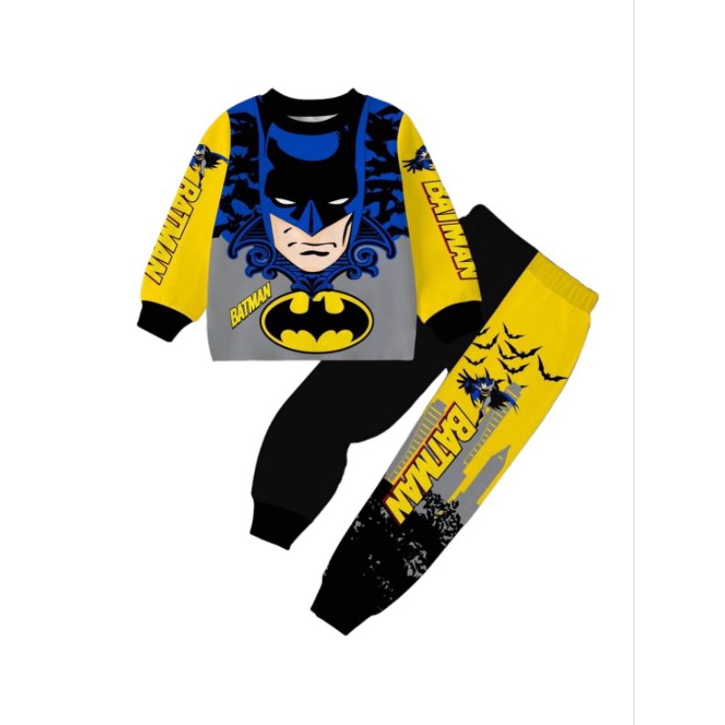 พร้อมส่ง  ชุดแขนยาวขายาว คอกลม พิมพ์ลายการ์ตูน แฟชั่นฤดูหนาว ฤดูใบไม้ร่วง สำหรับเด็กผู้ชาย - รูปที่ 6