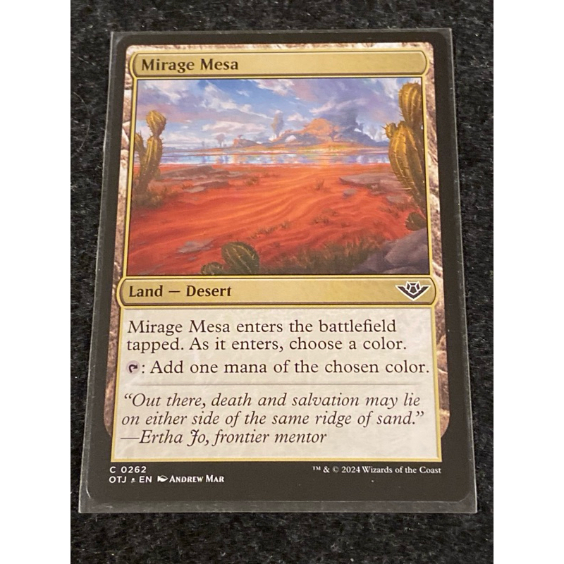 [MTG][OTJ] Outlaws of Thunder Junction: Mirage Mesa การ์ดแท้ Magic The Gathering