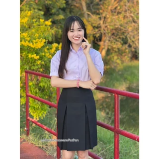 กระโปรงทวิส2 สีกรมเข้มตราน้านา ตีเกร็ด 5.5 (แจ้งรับบิล กรุณาหมายเหตุก่อนยืนยันคำสั่งซื้อ)
