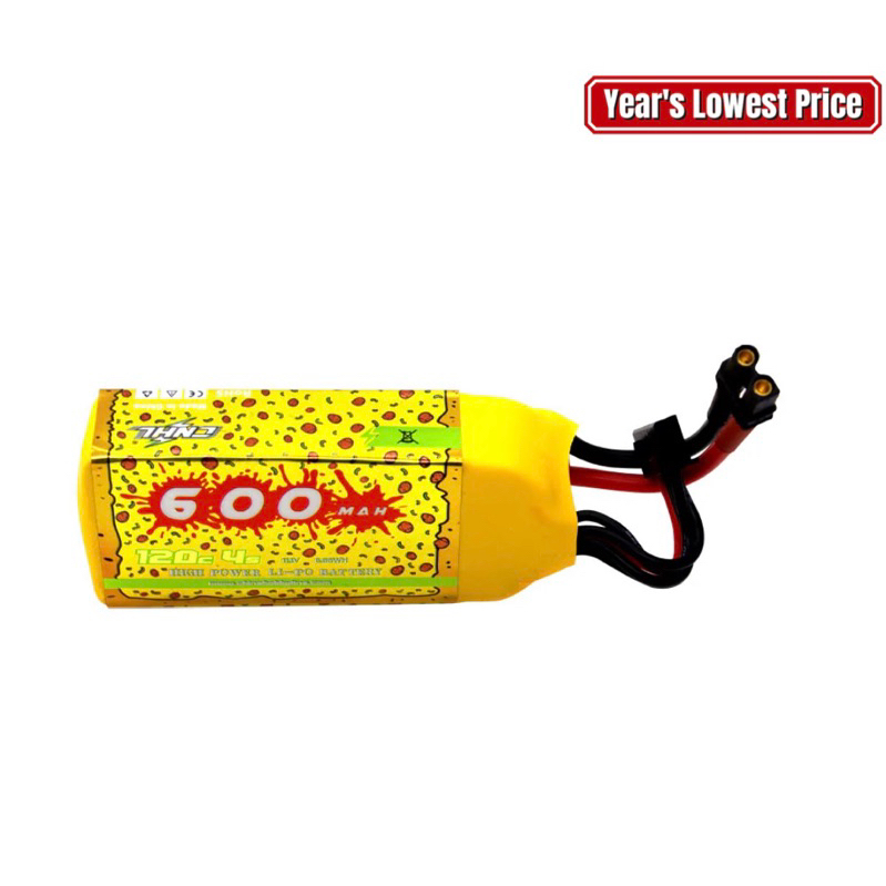 ⭐️CNHL 4S 14.8V 600mAh 120C Pizza Series FPV (XT30U)