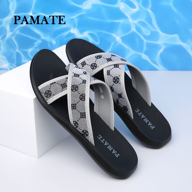 【PAMATE】รองเท้าแตะสำหรับผู้ชายรุ่นใหม่ แบบผ่อนคลาด สไตล์แฟชั่น สบายตัว รับแรงได้ดี และกันลื่นและเหนื่อยทาน