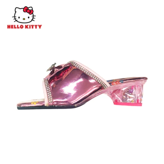 Hello Kitty รองเท้าส้นสูงเด็กหญิง มีไฟ ของแท้ ถูกลิขสิทธิ์ รองเท้าส้นสูงคิดตี้ รุ่นKTL-563
