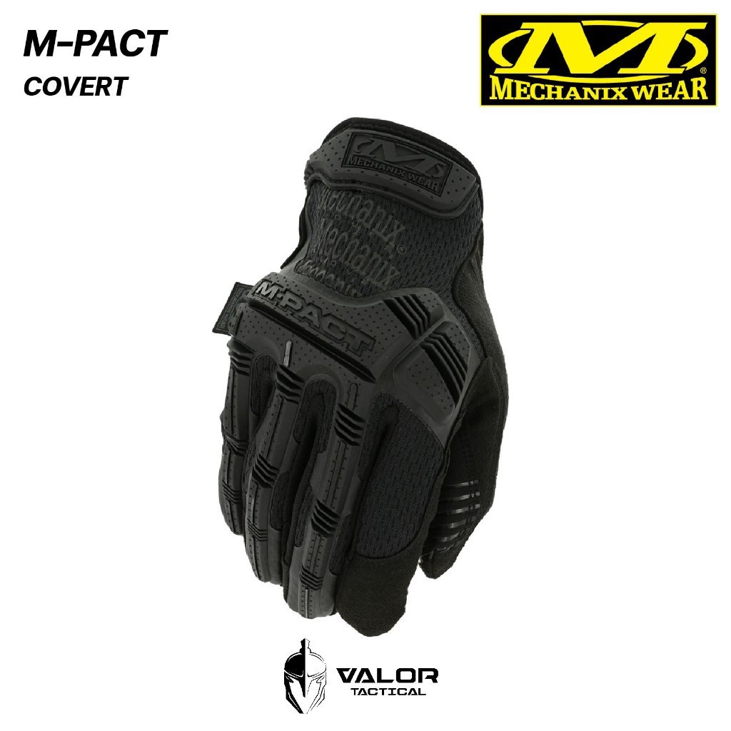 Mechanix Wear - M-Pact [Covert] ถุงมือช่าง ทำงานก่อสร้าง ถุงมือกู้ภัย ป้องกันการกระแทก เสียดสี หนังสังเคราะห์ทัชสกรีน