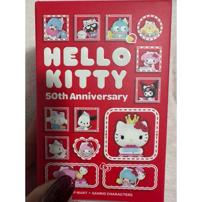 (พร้อมส่ง) Sanrio characters Hello Kitty 50th Anniversary (เช็คการ์ด) #popmart