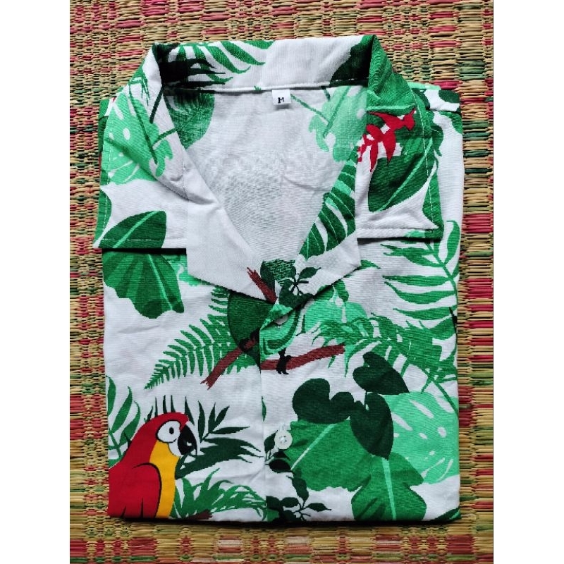 เสื้อลายดอก cafe Amazon