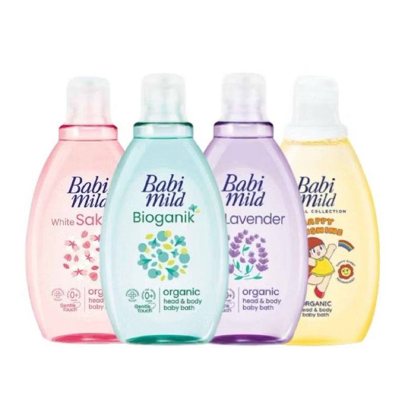 !!Babi mild เบบี้มายด์ สบู่เหลวอาบและสระ ขนาด 180 มล. (1ขวด