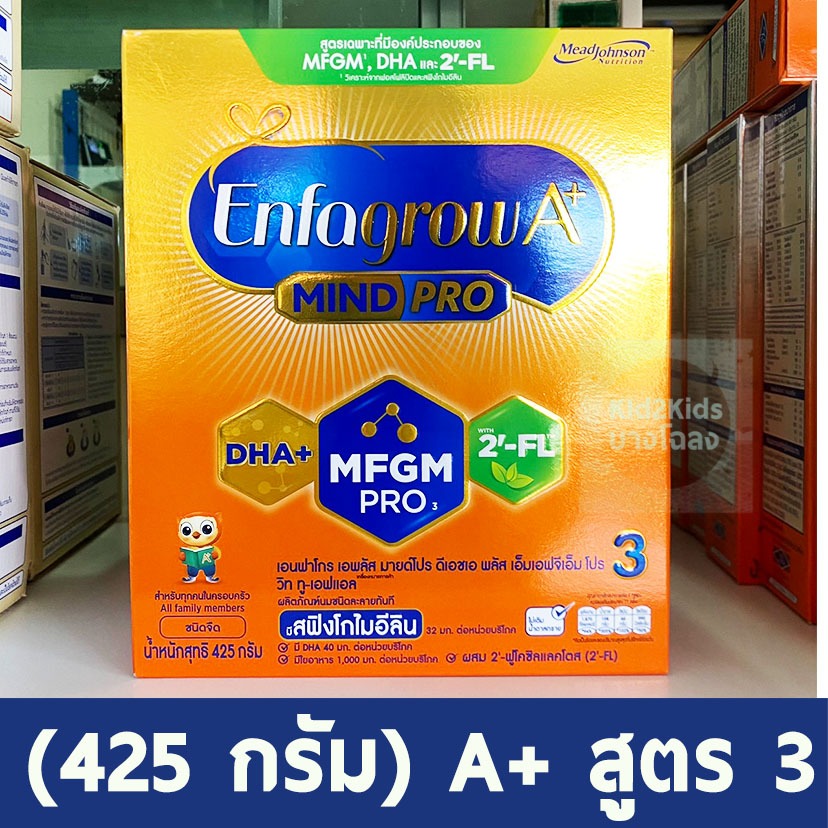 (425 กรัม) เอนฟาโกร เอพลัส สูตร 3 Enfagrow A+ 3