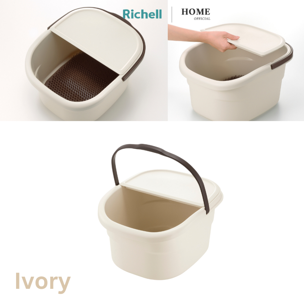 Richell Home(ริเชลล์) HAYUR Half-body Bathing Backet รูปที่ 6