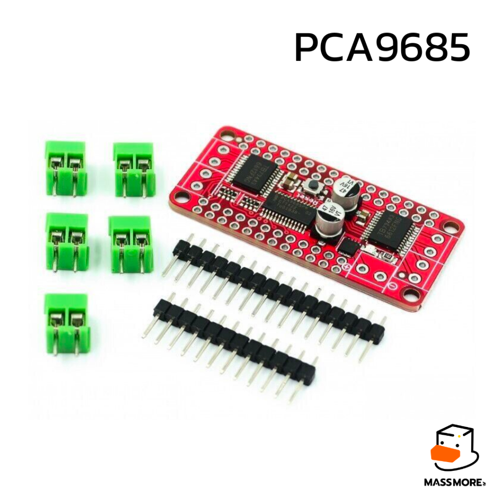 PCA9685 TB6612 โมดูลขับมอเตอร์ 4CH แบบ I2c H-Bridge Motor driver