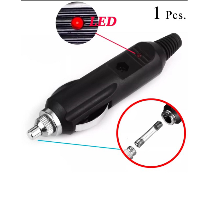 ปลั๊กตัวผู้ช่องจุดบุหรี่ในรถยนต์ใช้ได้12V-24V socket 12-24v