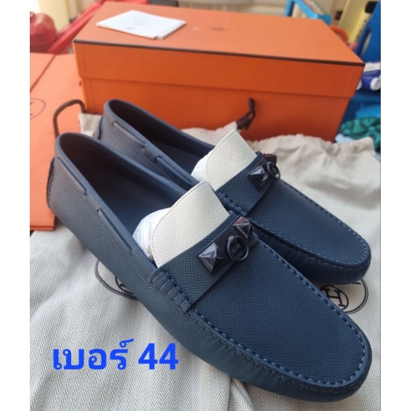 แท้ 💯% New!!! HERMES รองเท้าทชูผู้ชาย ใหม่นอนกล่อง