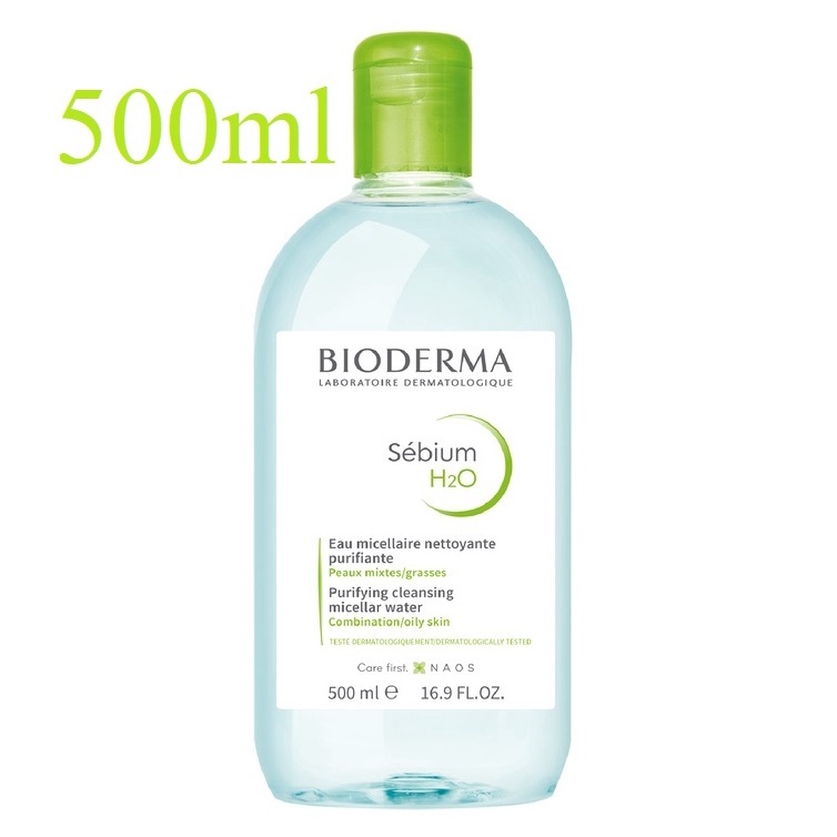 Bioderma Sebium H2O Purifying Cleansing Micellar Water 500ml (ผิวผสม/ผิวมัน)