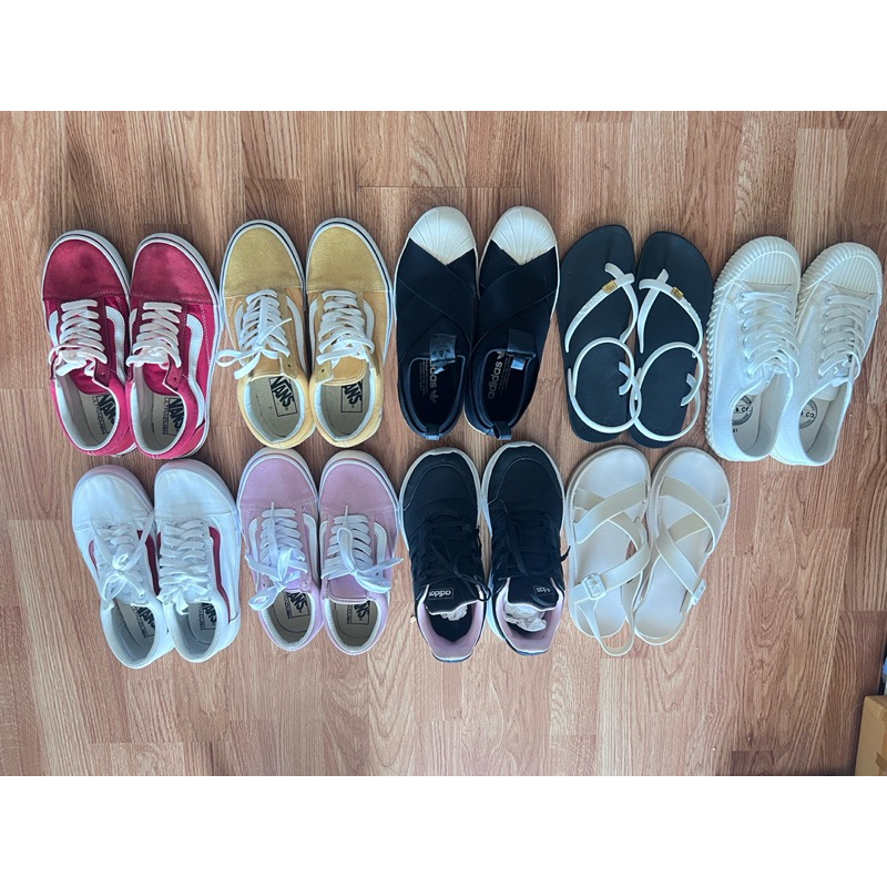 รองเท้ามือ 2 ของแท้ มีตำหนิบางอัน Vans/Adidas/Kim&Co