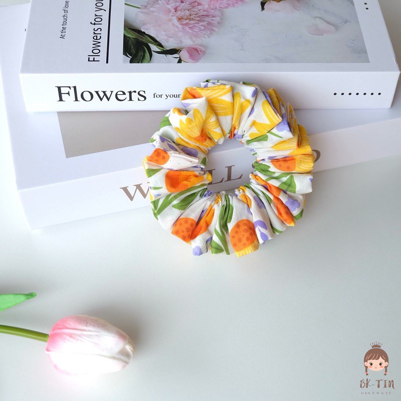 ยางรัดผม •BK-TIN HANDMADE• Sunflower
