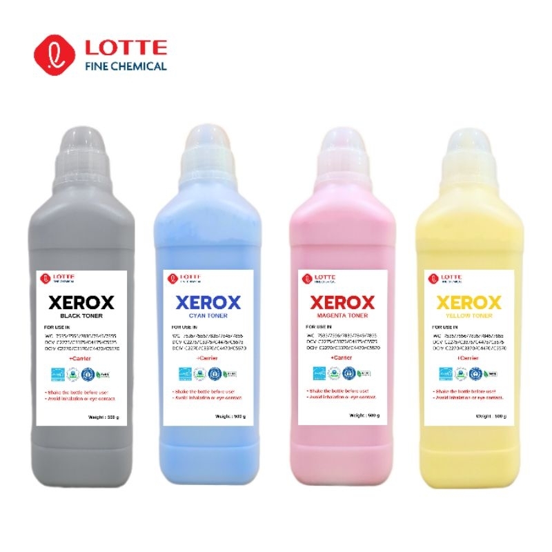 ผงหมึก XEROX7435/7855/2270/4475/5570/5575 (500g) LOTTE CHEMICAL พร้อมส่ง