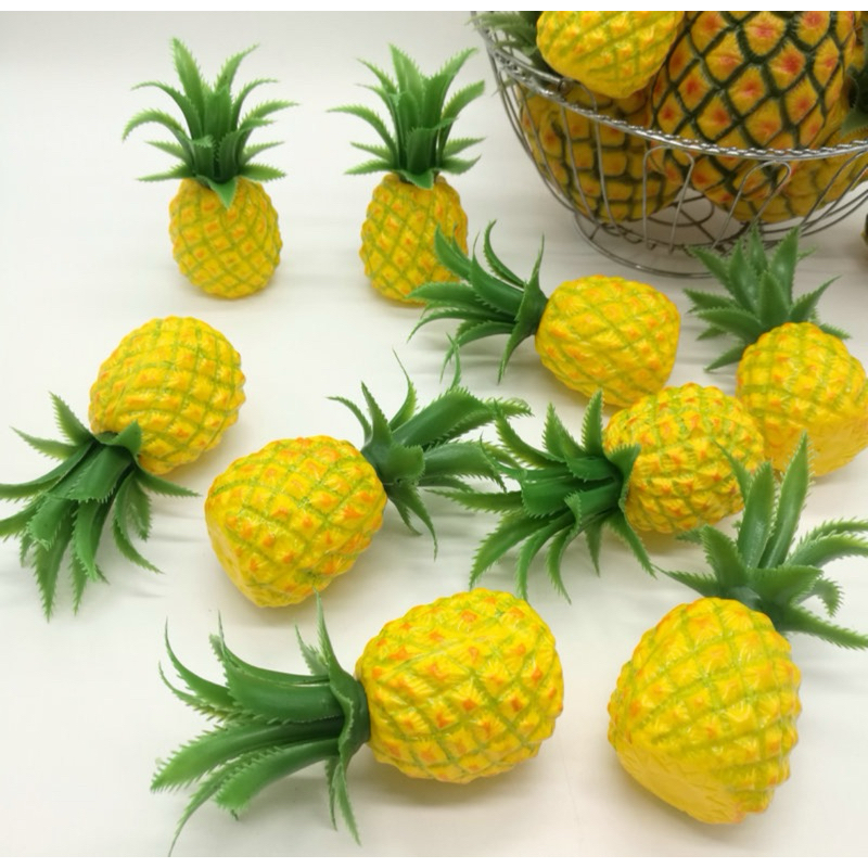 สัปปะรดปลอม ผลไม้ปลอม ผลไม้ fruit ผลไม้มงคล ผลไม้ประดิษฐ์