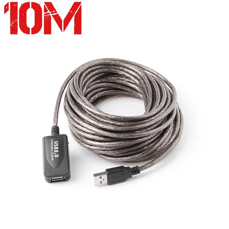 Usb Active 2.0 Extension cable สายต่อยาว 10m , USB 2.0 Active Repeater High Speed Extension Cable Le