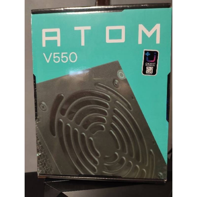 Power supply Antec AtomV550POWER SUPPLY (FULL) 550W ANTEC ATOM V550 สินค้ามือ1