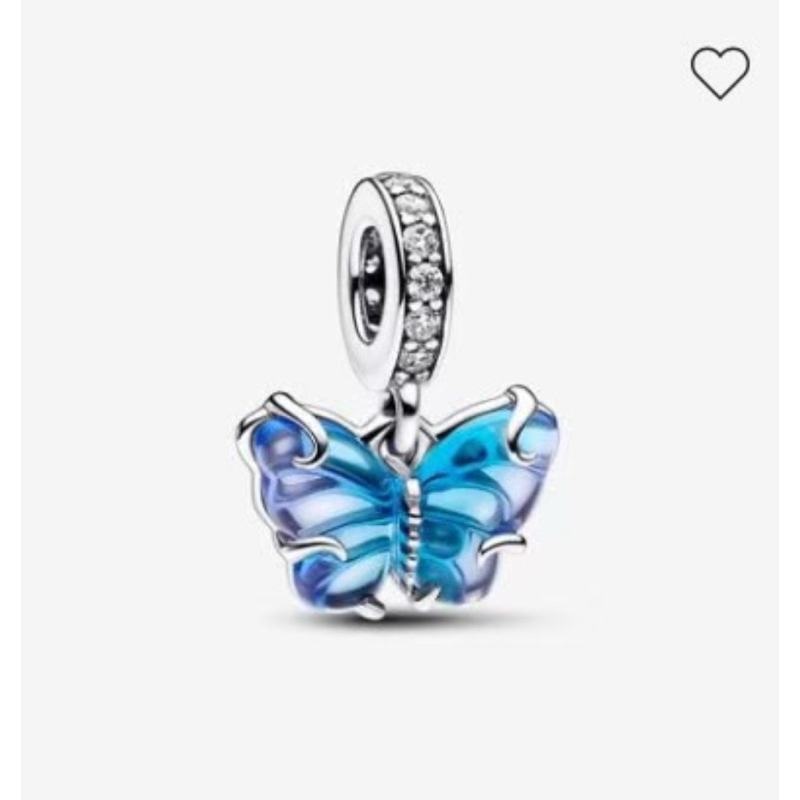 Pandora ของแท้💯ชาร์มผีเสื้อ ocean พร้อมส่ง🛵แถมอุปกรณ์ครบเซ็ต🩷