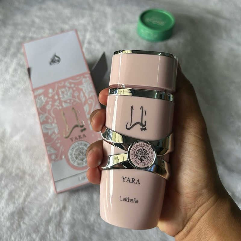 น้ำหอมอาหรับแท้ %(Yara pink)แบ่งขาย 2,5,10 ml By lattafa