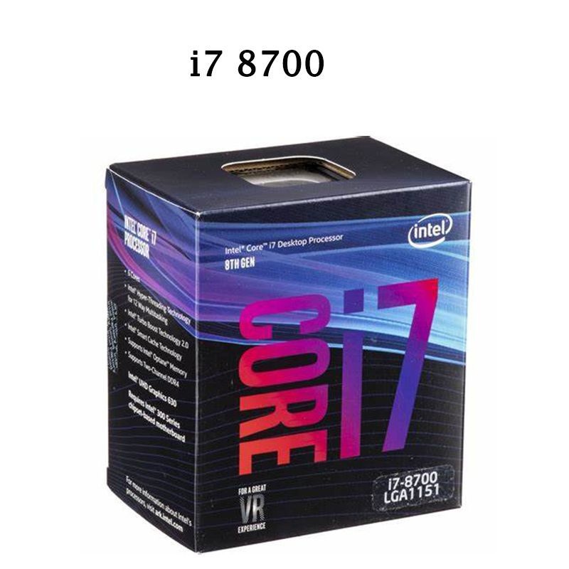 ชุดซีพียูพร้อมเมนบอร์ด CPU : INTEL CORE I7-8700 + MB : ASROCK H370 PRO4 ขายคู่ครับ